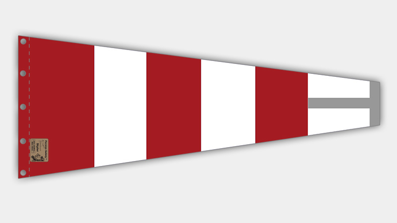 Windsock Arena White/Red By Persian Safety® Windsock Arena White/Red By Persian Safety®