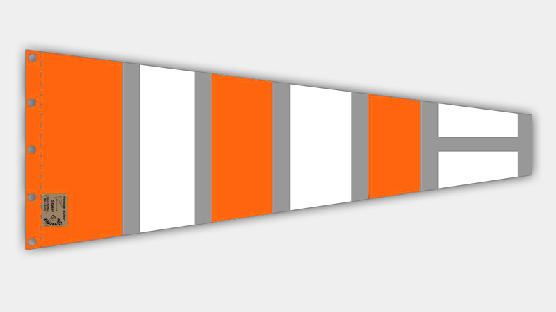 Windsock Arena White/Orange Full By Persian Safety® Windsock Arena White/Orange Full By Persian Safety®
