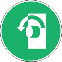 Turn , Open , سمت , بگردانید , 