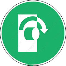 Turn , Open , سمت , بگردانید , 