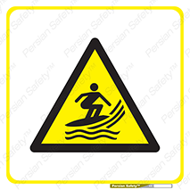 Surfboarding , هشدار , ناحیه , امواج , خطر , 