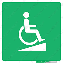 Wheelchair , Ramp , رمپ , معلولین , تردد , صندلی چرخدار , 