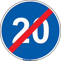 راهنمایی , رانندگی , سرعت , 20 , بیست , حداقل , پایان , 